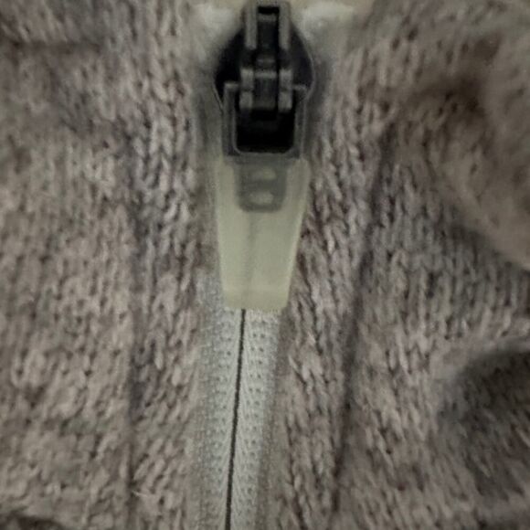 GTS Heather gray sweater fleece pullover 1/4 zip with kangaroo front pocket M - Picture 4 of 14